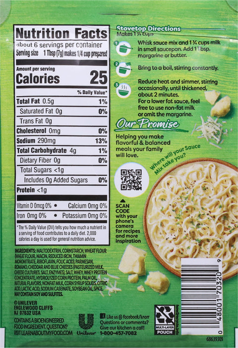 Knorr Sauce Mix Alfredo 1.6 OZ