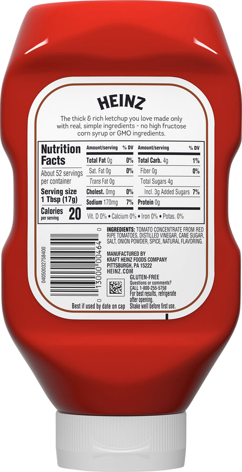 Heinz Simply Ketchup 31 OZ