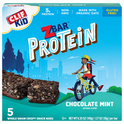 Clif Kid Zbar Protein Chocolate Mint - 6.35 OZ 6 Pack