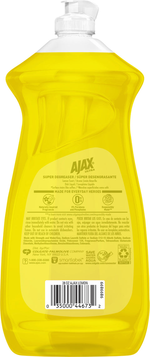 Ajax Degreaser Lemon Dish Liquid 28 FZ