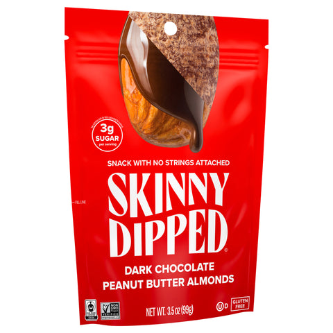 Skinny Dipped Almonds Dark Chocolate Peanut Butter 3.5 OZ