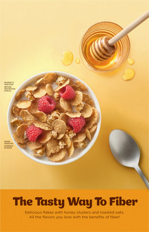 General Mills Fiber One Honey Clusters 17.5 OZ