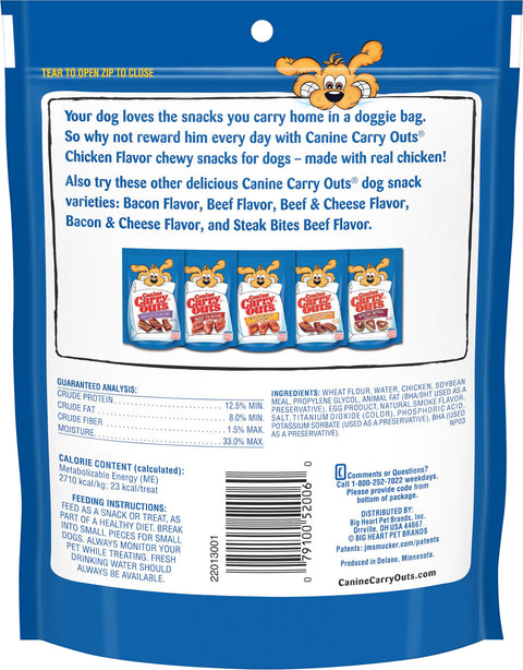 Canine Carry Outs Dog Treats Chicken 4.5 OZ