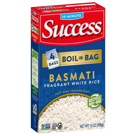 Success Boil In Bag Basmati White Rice 14 OZ