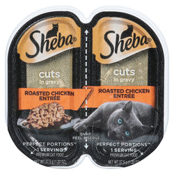 Sheba Chicken Cuts In Gravy Cat Food - 2.64 OZ 24 Pack