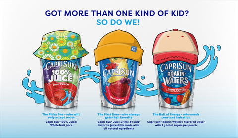 Capri Sun Juice Roaring Water Strawberry Kiwi 60 FZ