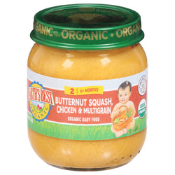Earth's Best Butternut Squash And Chicken Baby Food - 4 OZ 10 Pack