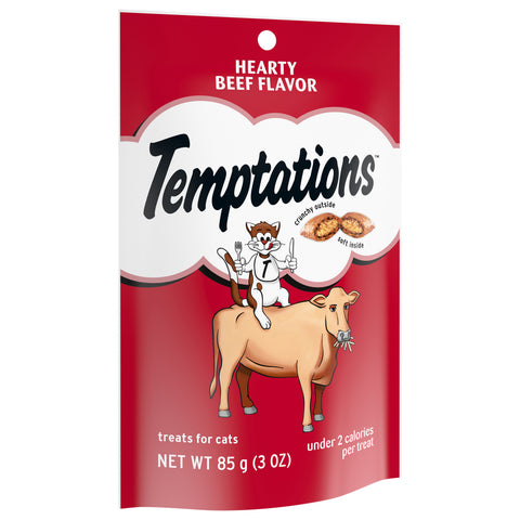 Whiskas Cat Treat Temptations Hearty Beef 3 OZ