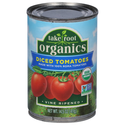 Take Root Diced Organic Tomatoes - 14.5 OZ 12 Pack