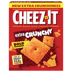 Kellogg's Cheez-It Extra Crunchy Bold Cheddar Snack Crackers - 12.4 OZ 12 Pack