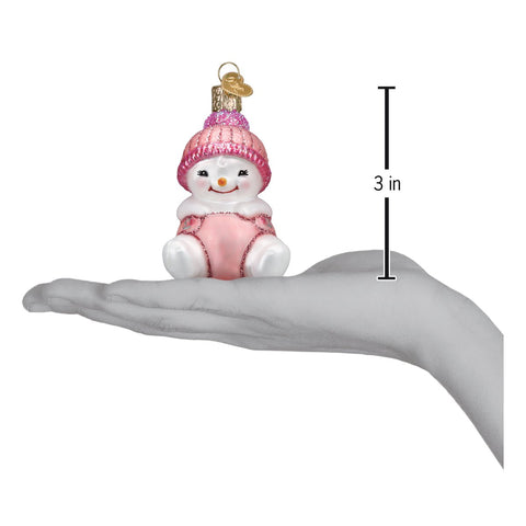 Snow Baby Girl Ornament