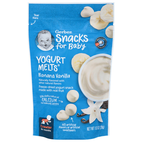 Gerber Graduates Yogurt Melts Banana Vanilla 1 OZ