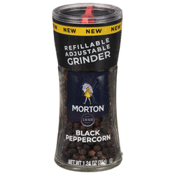 Morton Black Peppercorn Grinder - 1.24 OZ 6 Pack