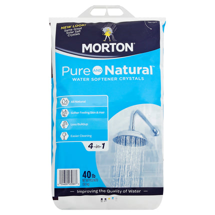 Morton White Crystal Solar Water Softener Crystals - 40.0 OZ 1 Pack