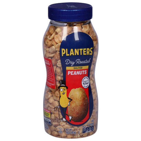 Planter's Peanuts Dry Roasted 16 OZ