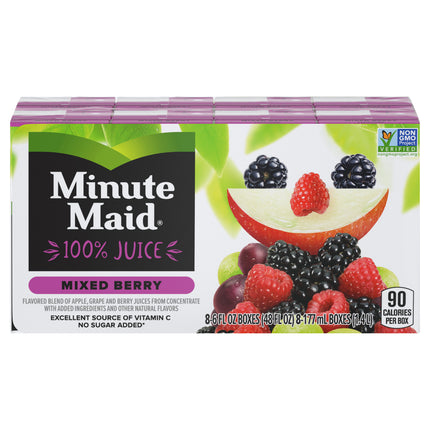 Minute Maid Mixed Berry 100% Juice  - 48.0 OZ 5 Pack