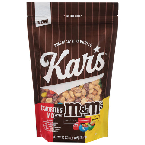 Kar's Assorted Favorites Mix with M&M's 20 oz - 6 Pack
