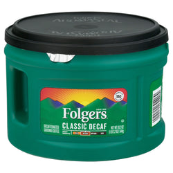 Folgers Classic Medium Decaf Ground Coffee - 19.2 OZ 6 Pack