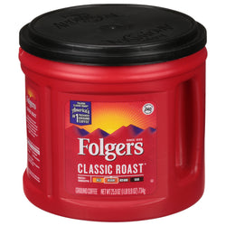 Folgers Classic Medium Roast Ground Coffee - 25.9 OZ 6 Pack