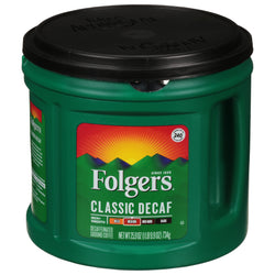Folgers Classic Decaffeinated Ground Coffee - 25.9 OZ 6 Pack