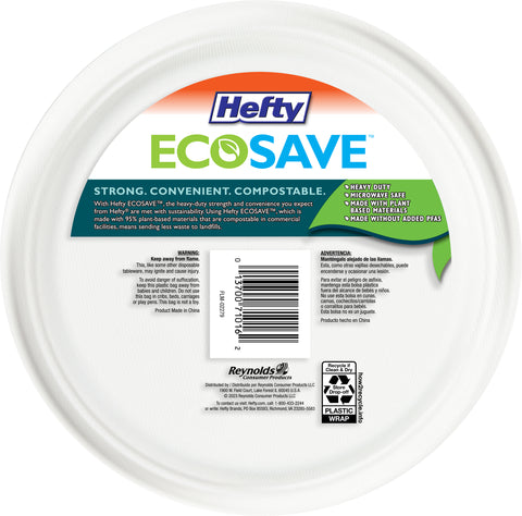 Hefty EcoSave Plates 16 CT