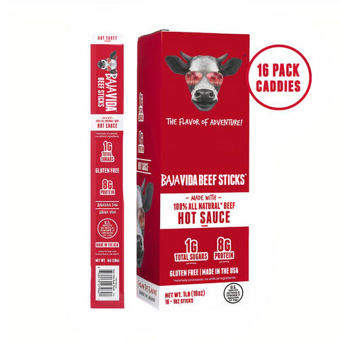 One World CPG Hot Sauce Beef Stick - 1 OZ 48 Pack