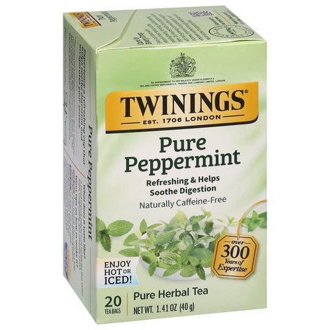 Twinings Pure Peppermint Herbal Tea 20 CT