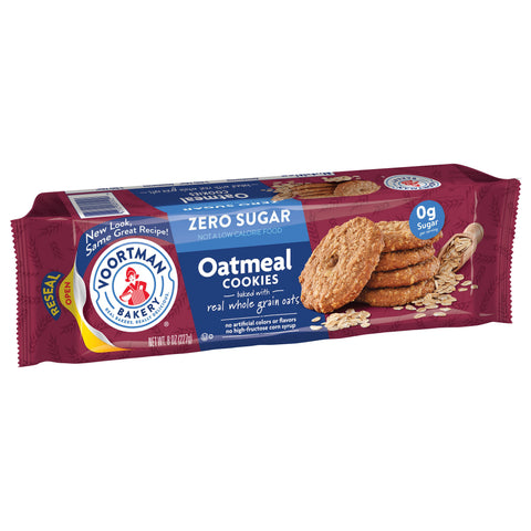 Voortman Bakery Sugar Free Oatmeal Cookies 8 OZ