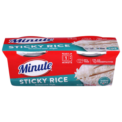 Minute Restaurant-Style Sticky Rice 8.8 oz - 8 Pack