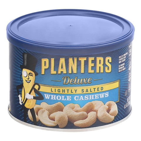 Planters Deluxe Whole Lightly Salted Cashews 8.5 oz - 12 Pack