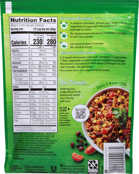 Knorr Rice & Sauce Spanish 5.6 OZ