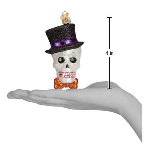 Top Hat Skeleton Ornament