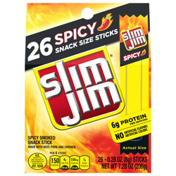 Slim Jim Spicy Smoked Snack Stick - 7.28 OZ 5 Pack