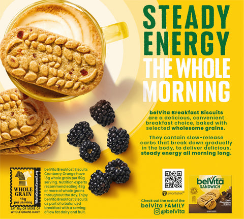 Belvita Breakfast Cranberry Orange 8.8 OZ