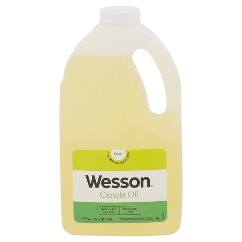 Wesson Pure Canola Oil -  64 FZ 9 Pack