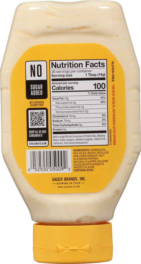 Duke's Squeeze Mayonnaise 18 FZ