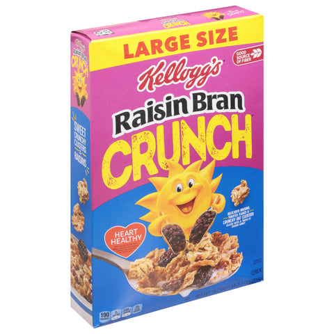 Kellogg's Special K Raisin Bran Crunch Cereal Large Size 19.7 oz