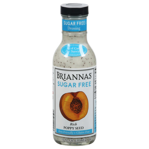 Briannas Poppy Seed Dressing - 12 FZ 6 Pack