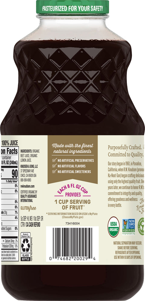 Knudsen Organic Beet Juice 32 FZ