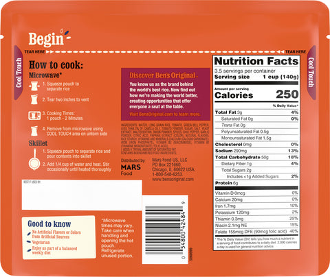 Bens Ready Spanish Rice  17.3 OZ