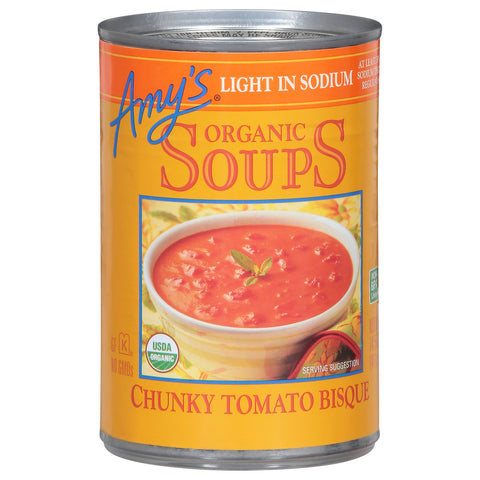 Amy's Organic Light In Sodium Chunky Tomato Bisque 14.5 OZ