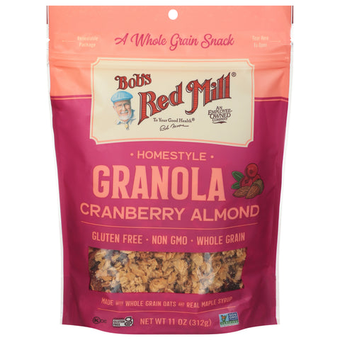 Bob's Red Mill Gluten Free Cranberry Almond Granola 11 OZ