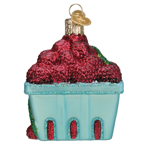 Carton Of Raspberries Ornament