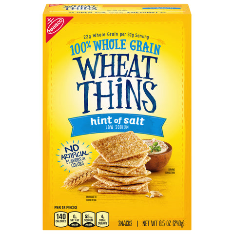 Nabisco Wheat Thins Hint Of Salt 8.5 OZ
