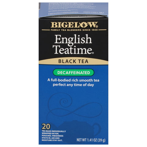 Bigelow English Teatime Decaffeinated Tea 20 CT