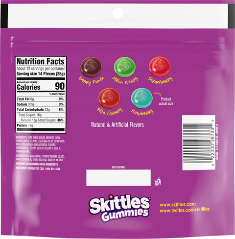 Skittles Wildberry Gummies 12 OZ