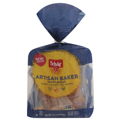 Schar Gluten-Free Artisan Baker White Bread 14.1 oz - 8 Pack
