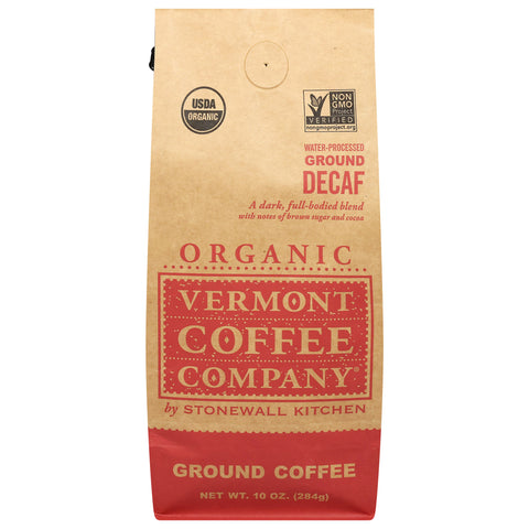 Vermont Coffee Company Decaf Organic Ground Coffee 10 oz - 6 Pack