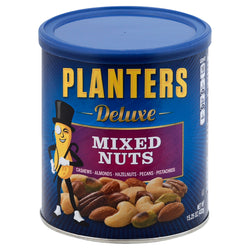 Planters Deluxe Salted Mixed Nuts - 15.25 OZ 12 Pack
