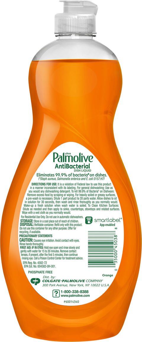 Palmolive Ultra Dish Liquid Antibacterial Original 20 FZ